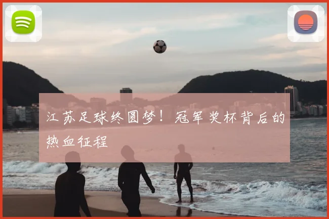 江苏足球终圆梦！冠军奖杯背后的热血征程